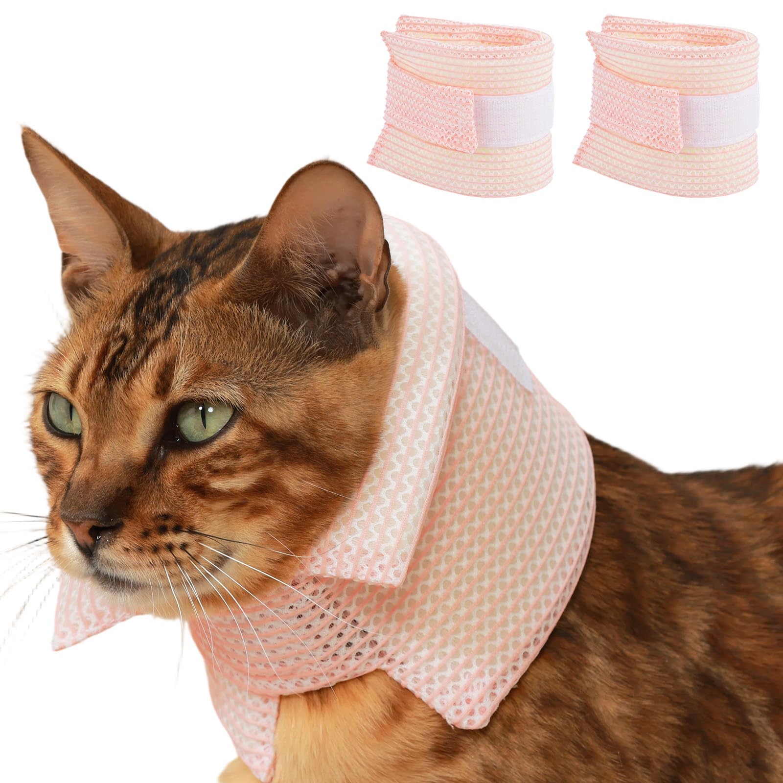Cat Anti Scratch Collar, 2 Pack Soft Neck Protector for Cats
