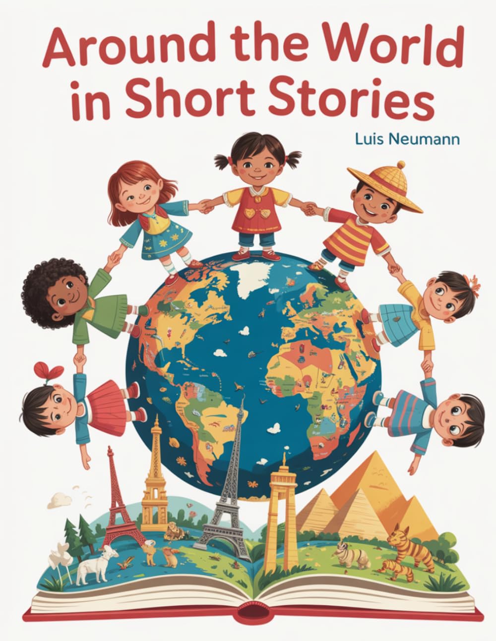 Around the World in Short Stories: Educational Tales from Every Corner of the Globe with coloring page