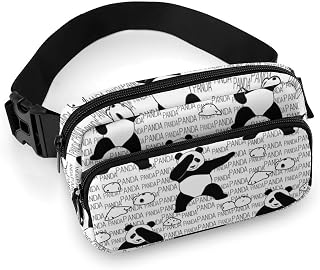 Outdoors Sport Crossbody Bag Funny Dabbing Panda Dab Dance Fitness Workout Fanny Belt Pack Sling Chest Bag Hip Bum Pack