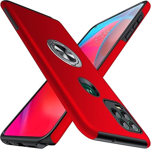 JAME Funda protectora para Moto G Stylus 5G 2021, funda protectora para Moto G Stylus 5G 2021 con soporte, funda delgada y suave a prueba de golpes