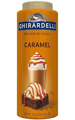 Salsa sabor caramelo de Ghirardelli de 17 onzas