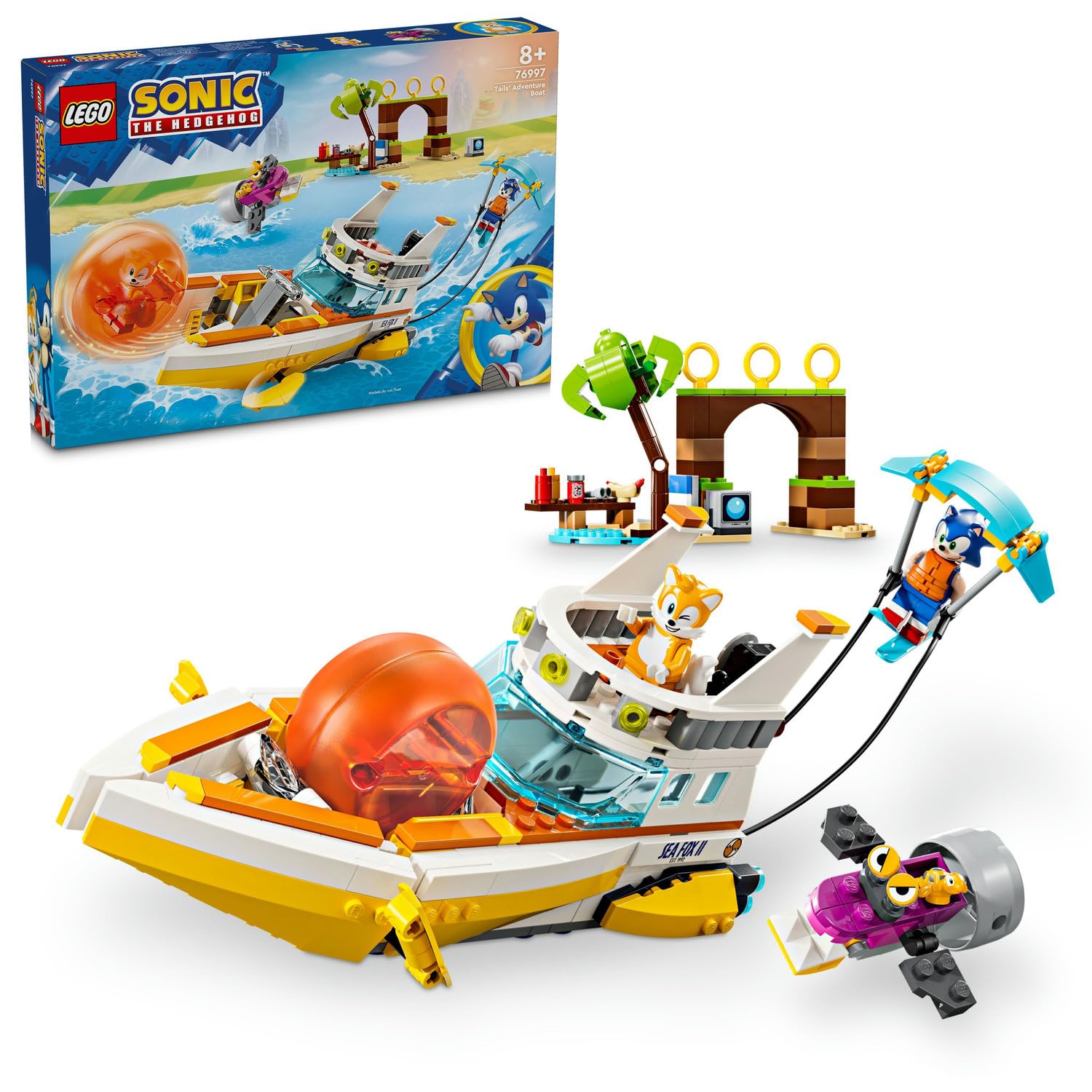 LEGO Sonic the Hedgehog Tails'in Macera Teknesi 76997 – 8 Yaş ve