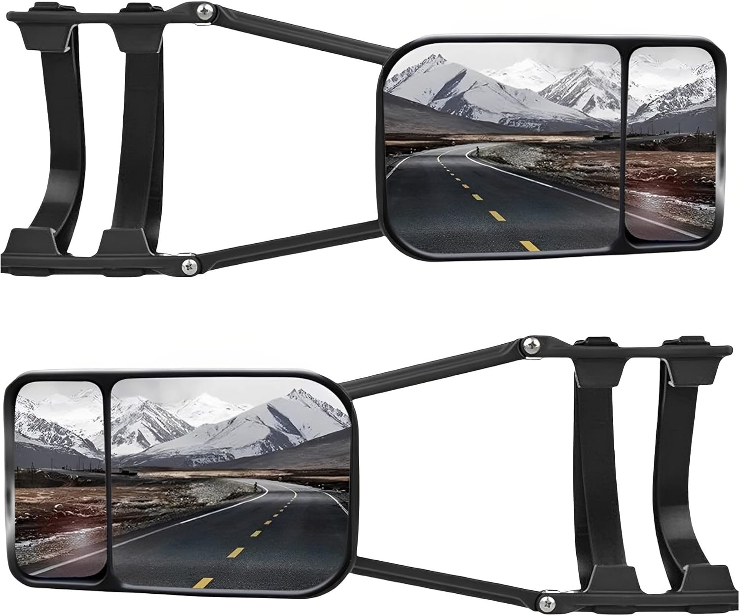 AUTOXBERT Car Towing Mirrors, 2PCS Caravan Mirrors for Cars Rearview