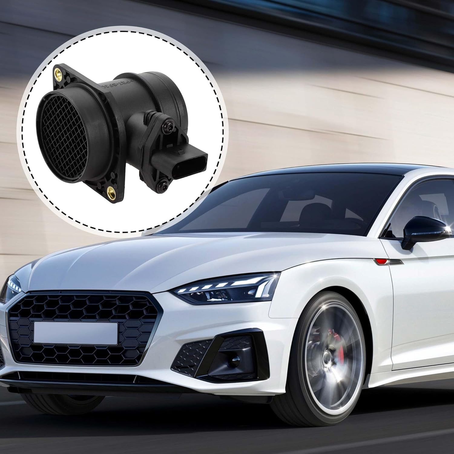 Mass Air Flow Sensor Assembly for Volkswagen Jetta 1999-2004 for Volkswagen Golf 1999-2004 Car MAF Sensor 1Pc