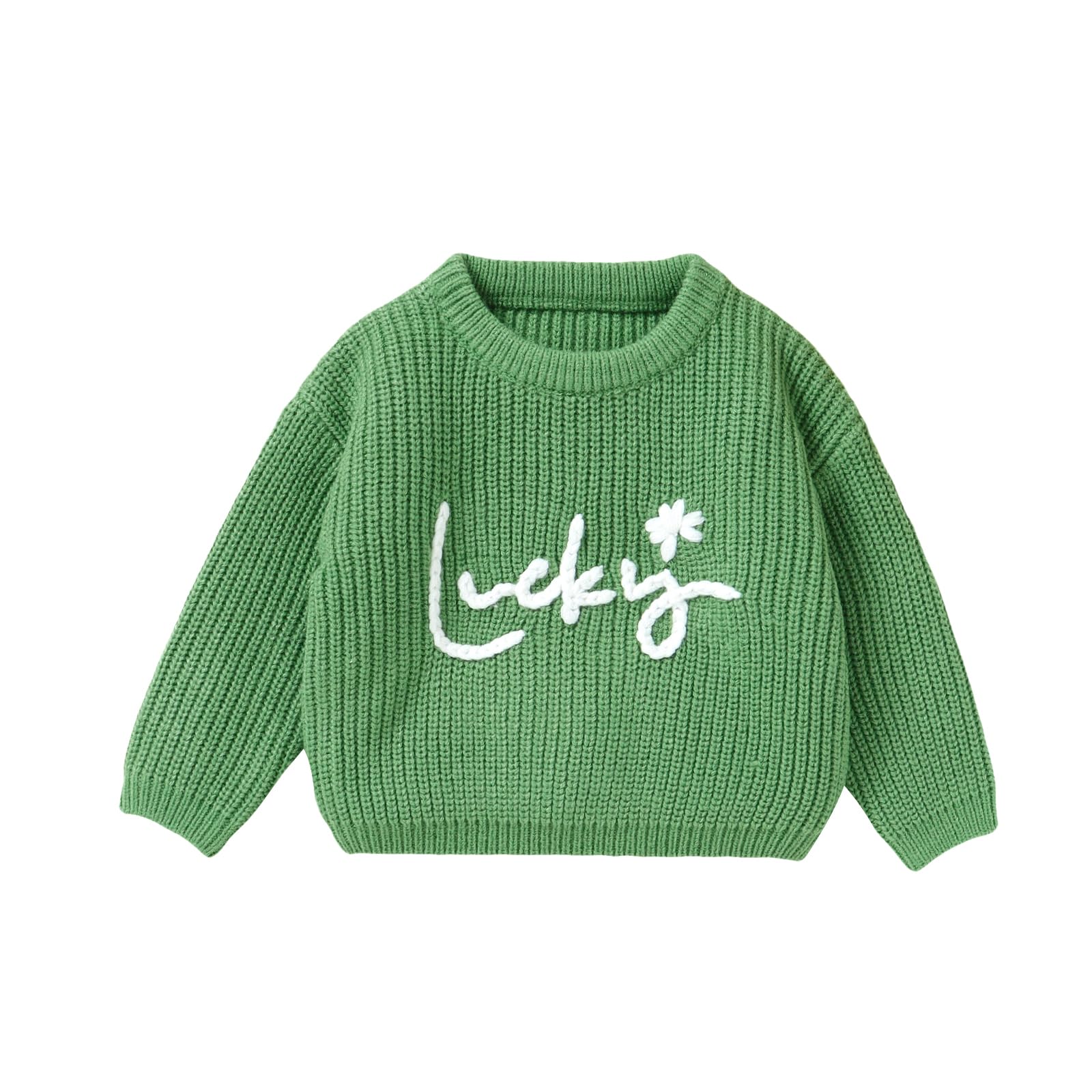 LSFYSZD Toddler Baby Girls Boys Halloween Pumpkin Sweaters Long Sleeve Crew Neck Winter Warm Knitwear Pullover Jumpers Top — view 179