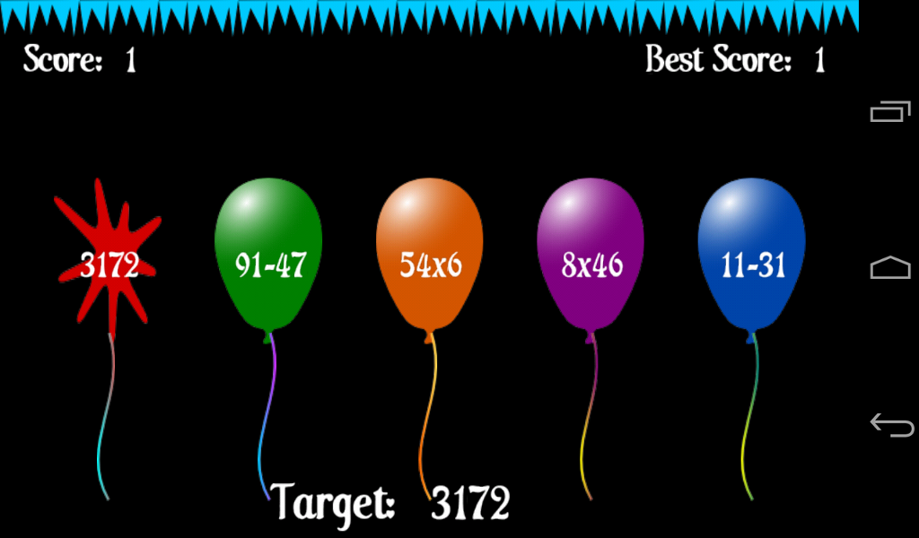 Balloon Math - App on Amazon Appstore