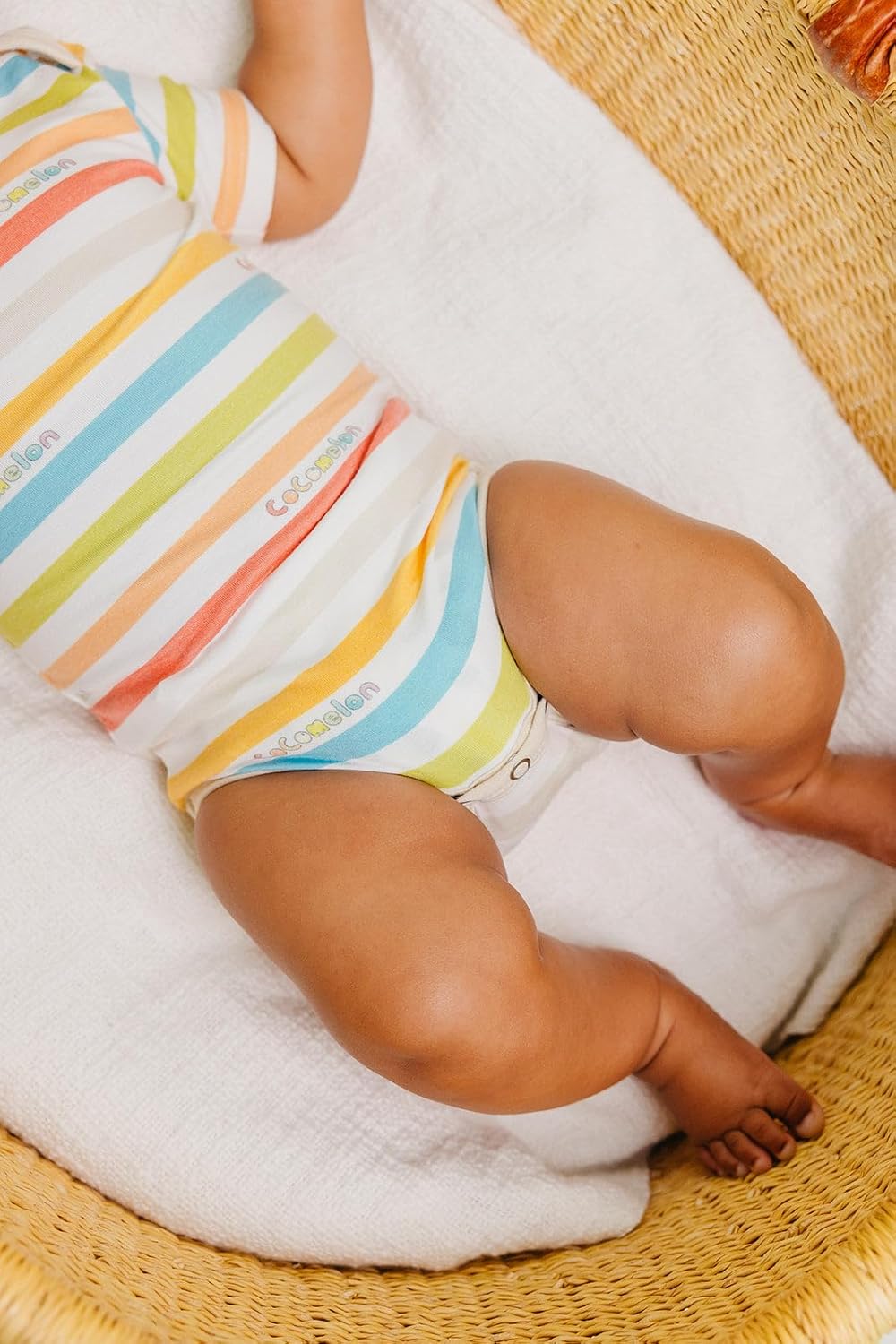 Copper Pearl Short Sleeve Bodysuit CoComelon Stripe
