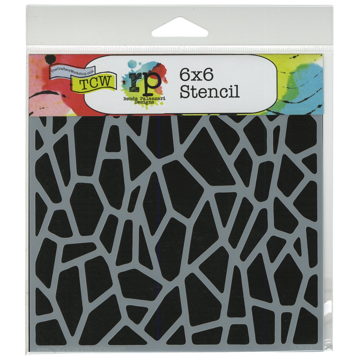 Crafters Workshop Template, 6 by 6-Inch, Giraffe Print