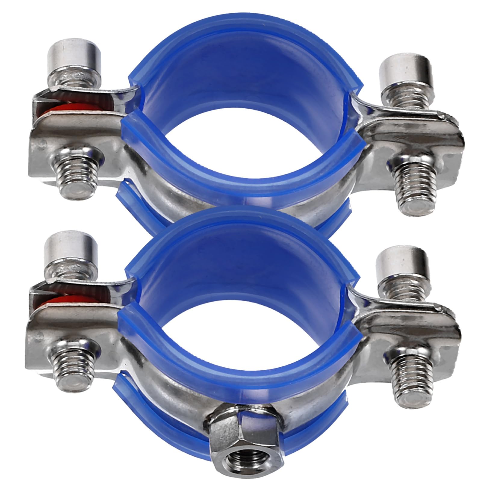 VILLCASE Heavy Duty Clamp Wall Mount Pcs Stainless Steel Clamp Hanger for Mm Pipe Protective Pad