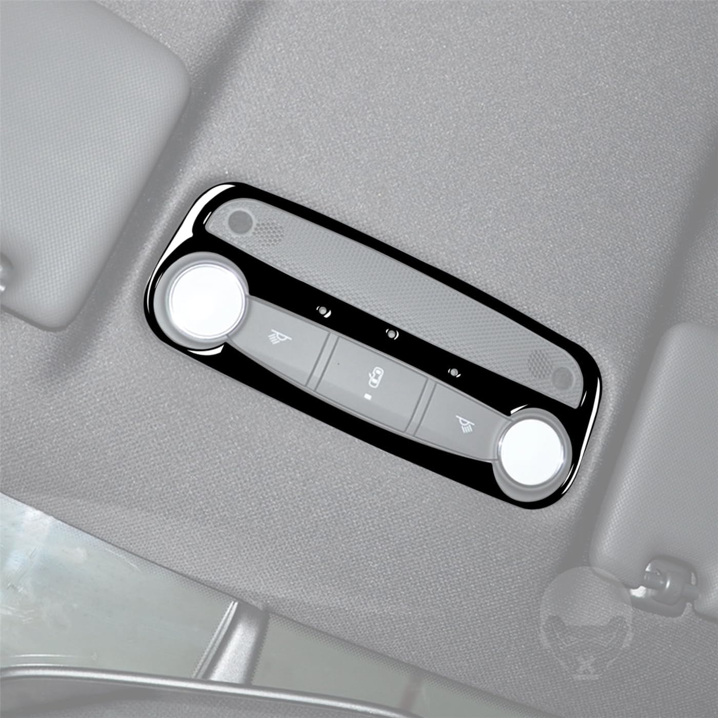 TT 8N 8J MK123 TTRS 2008-2014 Compatible with Car Interior Self Adhesive Dashboard ABS Epoxy Sticker Black A40 (Reading Lamp)