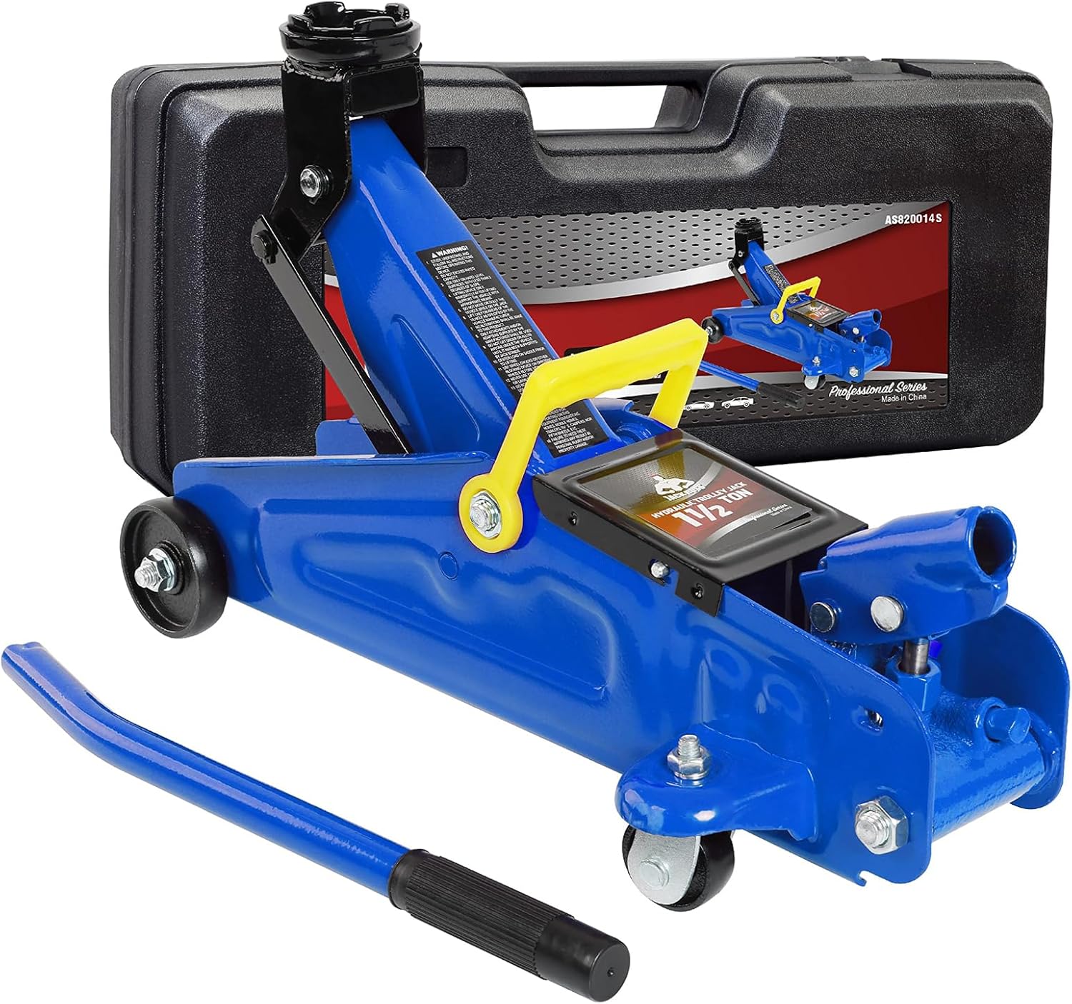 Floor jack 1.5 ton with storage case
