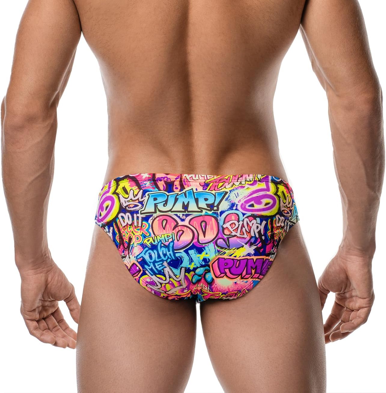 Pump! Water CHEEKIES - Men's Waterbriefs | Sporty & Supportive Fit | Quick-Dry & Chlorine-Resistant Fabric