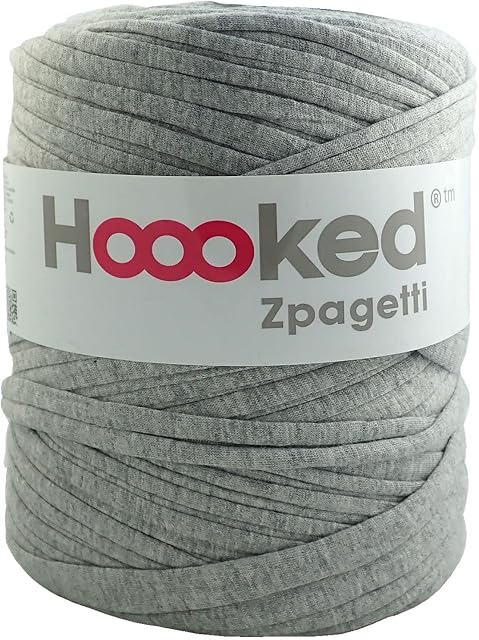 Zpagetti Grey Cotton T-Shirt Yarn - 120M 700g