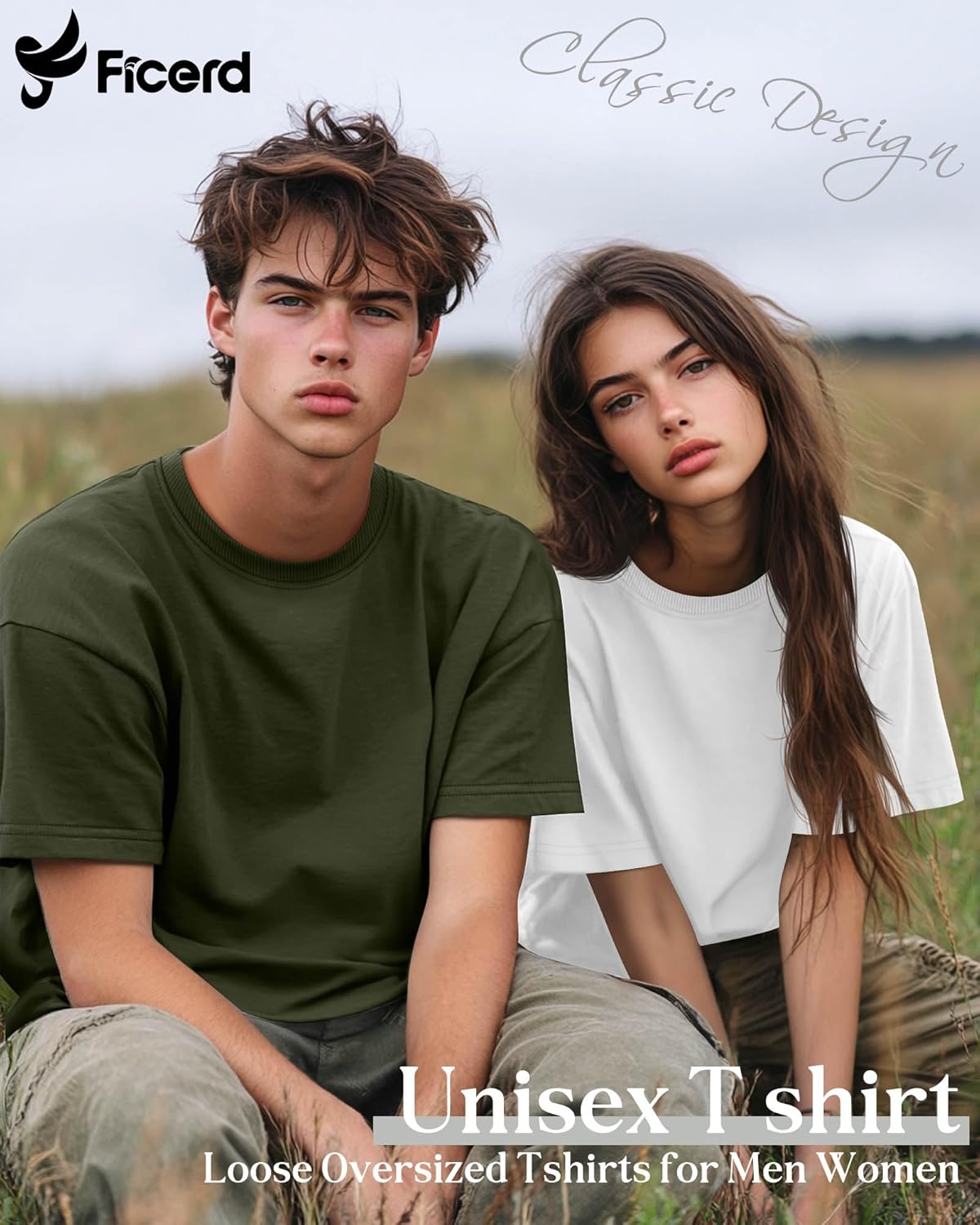 Ficerd 6 Pack Men's Big and Tall Shirts Short Sleeve Cotton Tee Summer Crew Neck Oversize Top Loose Fit Shirt Multipack - Image 7