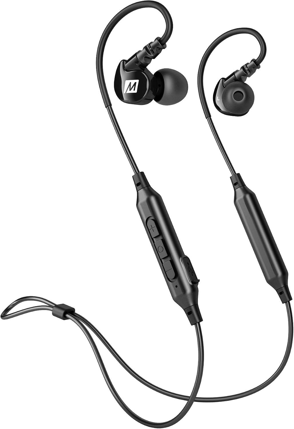 MEE audio M6B Bluetooth Wireless Sports In-Ear Earbud Headphones , Black - EP-M6B-BK-MEE