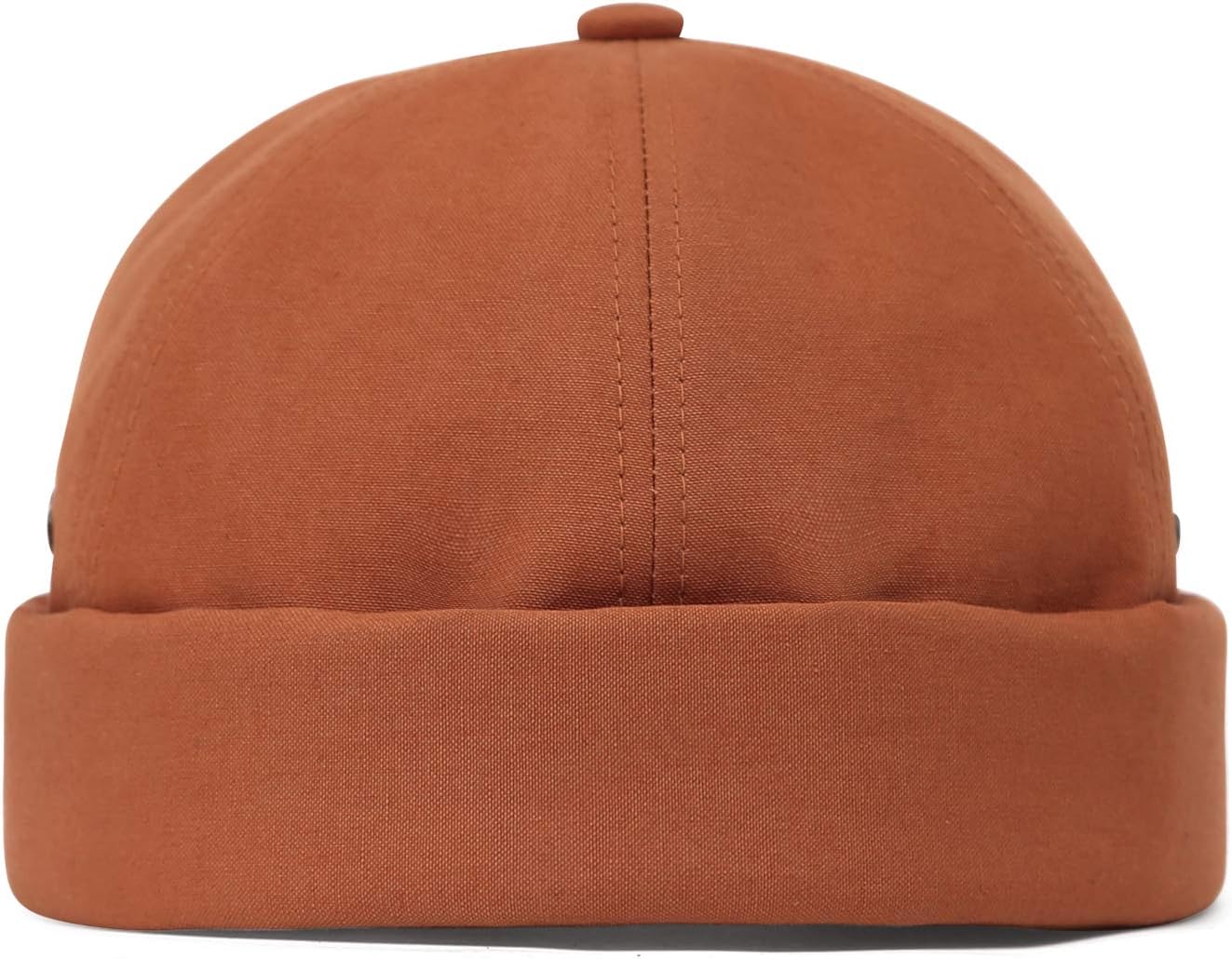 UNDERCONTROL Vintage Brimless Sailor Fisherman Leon Hat Miki Skull Docker Leather Strap Beanie Cap for Men & Women Korea - Image 4