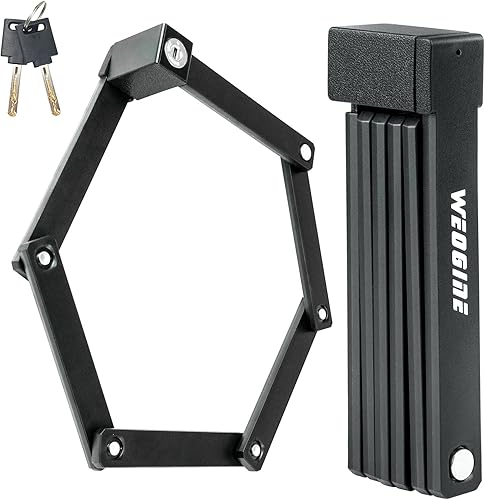 Candado plegable para bicicleta, galardonado y patentado, ligero, de alta seguridad, resistente, antirrobo, protector seguro inteligente con llave y