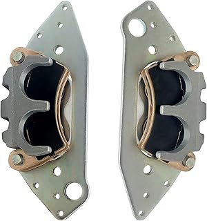 Left & Right Front Brake Calipers & Pads Sintered for Polaris RZR-1000-XP/XP4/S4/RS1 RZR-900-4-Seater Ranger-1000/900/800/570/Diesel General-1000 Brutus Pro-XD