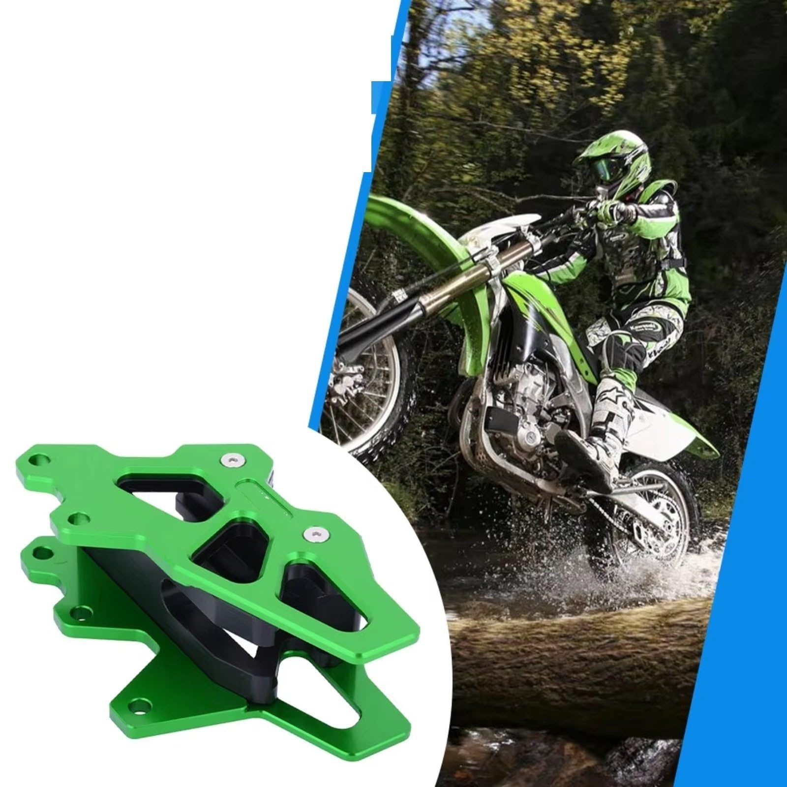 Moto Guida Catena Compatibile Con Per KX450F 2009 2010 2011 2012 2013 2014 2015 2016 2017 2018 Moto Catena Guida Guard Protector