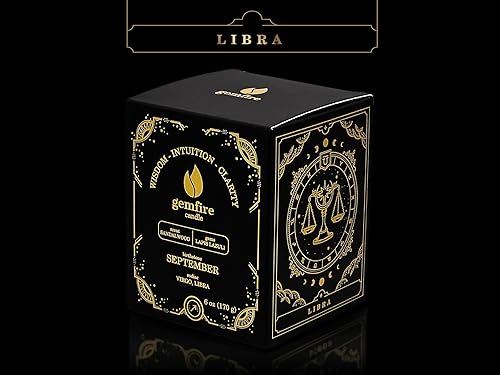 Miniatura 4 de Vela de cristal perfumada orgánica, piedra preciosa de lapislázuli, regalo de piedra natal de septiembre, signo del zodiaco Virgo y Libra, cera de