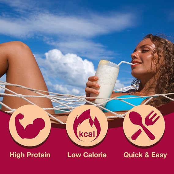 ProtiDIET Vanilla Protein Shake Mix, Low Sugar - 7 ct | 15g High Protein, Single-Serve Packets Deliver, Fiber-Rich Protein Shake Mix, Easy Mixing, Smooth Flavor for a Healthy Snack
