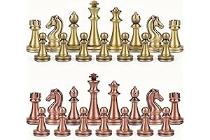 High-Grade Metal Chess Pieces