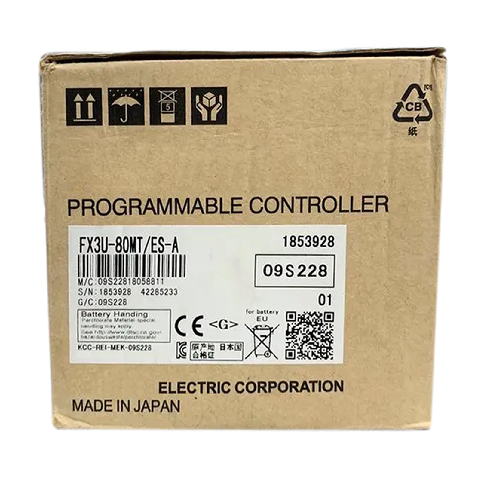 QEFHSVVZE FX3U-80MT/ES-A New and Sealed in Box FX3U80MT/ESA 1 Year Warranty