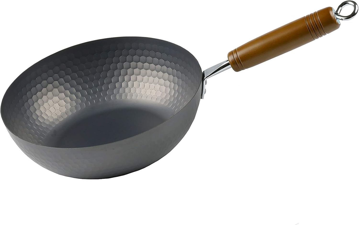 Pearl Metal HB-4678 Iron Pot, Black, 8.7 inches (22 cm), Iron, Lightweight and Rust Resistant