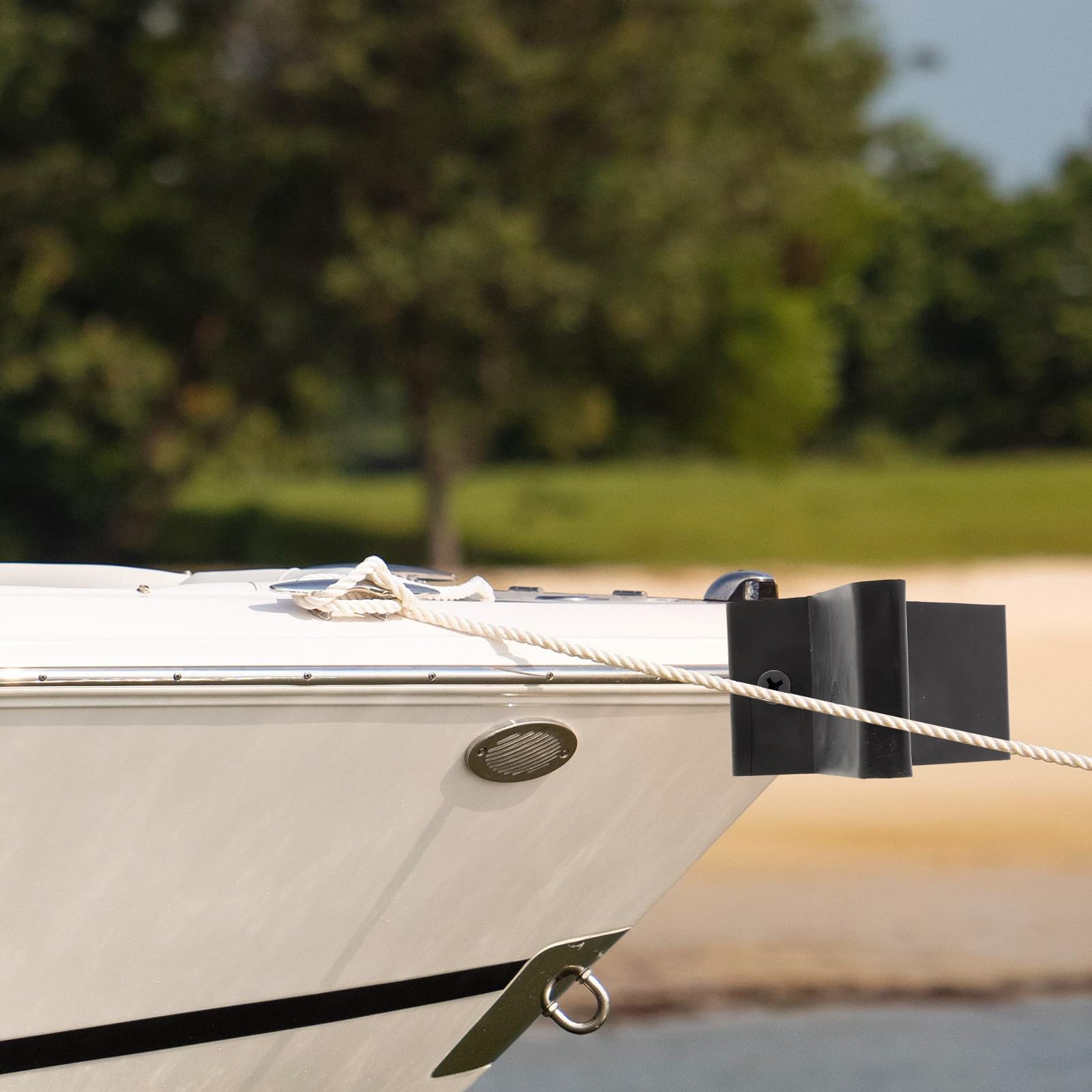 FOMIYES Butée D’étrave en V en Caoutchouc pour Bateau et Remorque