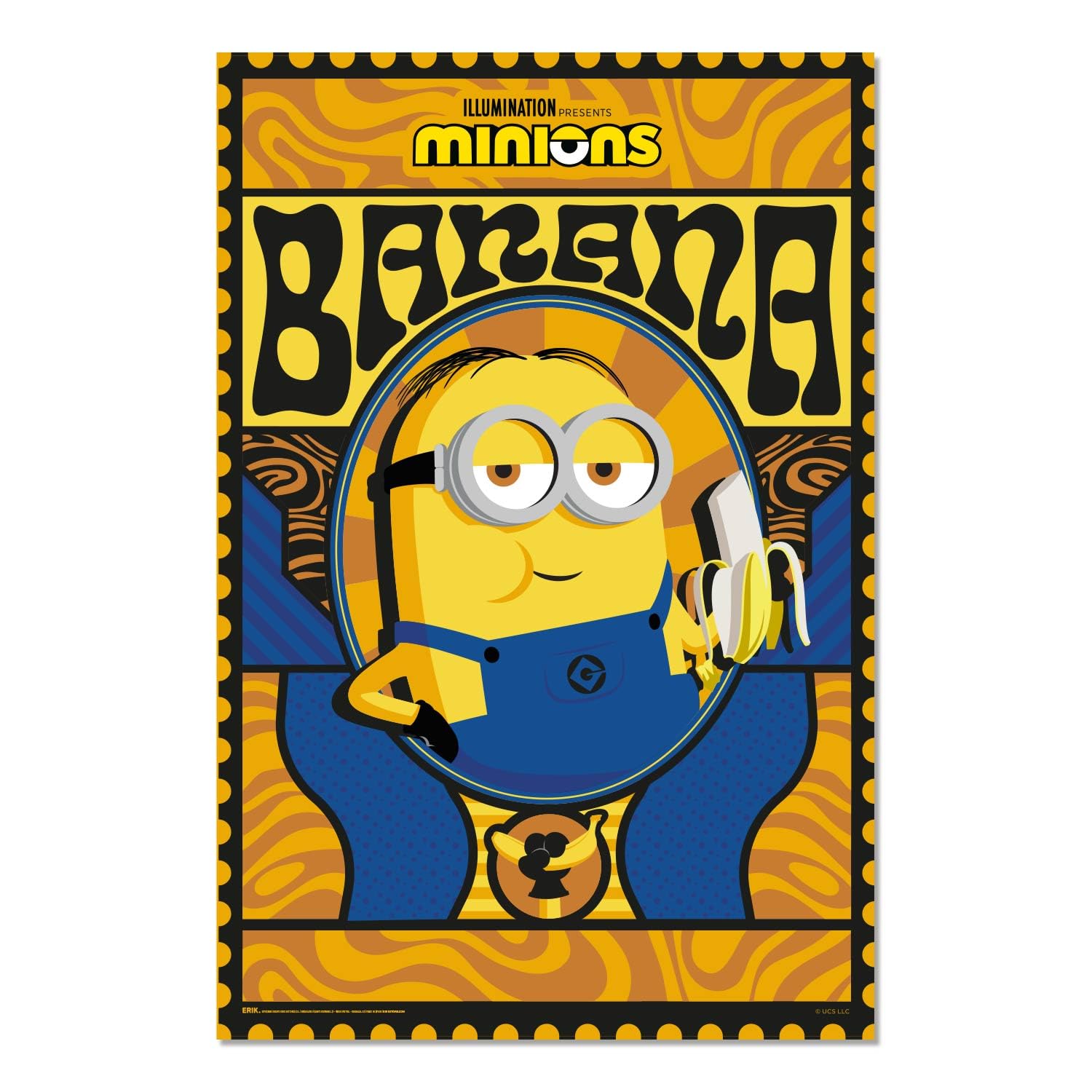 Grupo Erik Poster Minions Banana - 36 x 24 inches / 91.5 x 61 cm - Shipped Rolled Up - Cool Posters, Art Poster, Wall Posters & Prints