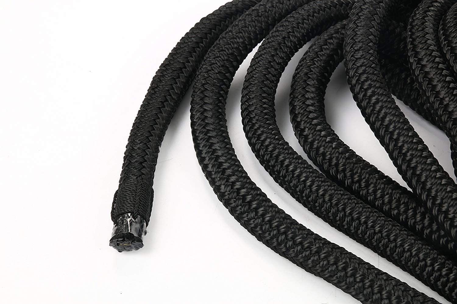 Cordes D’amarrage BOOMSTART Lot 4 – Nylon Double Tressé 12 Mm, Longueur 4,57 M, œil 30 Cm, Charge Rupture 2240 Kg