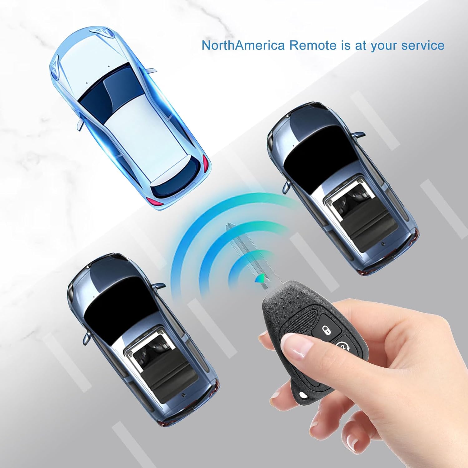 Key Fob Replacement Smart Key Car Keyless Entry Remote Control for Dodge Chrysler Compatible with OHT692713AA M3N5WY72XX OHT692427AA