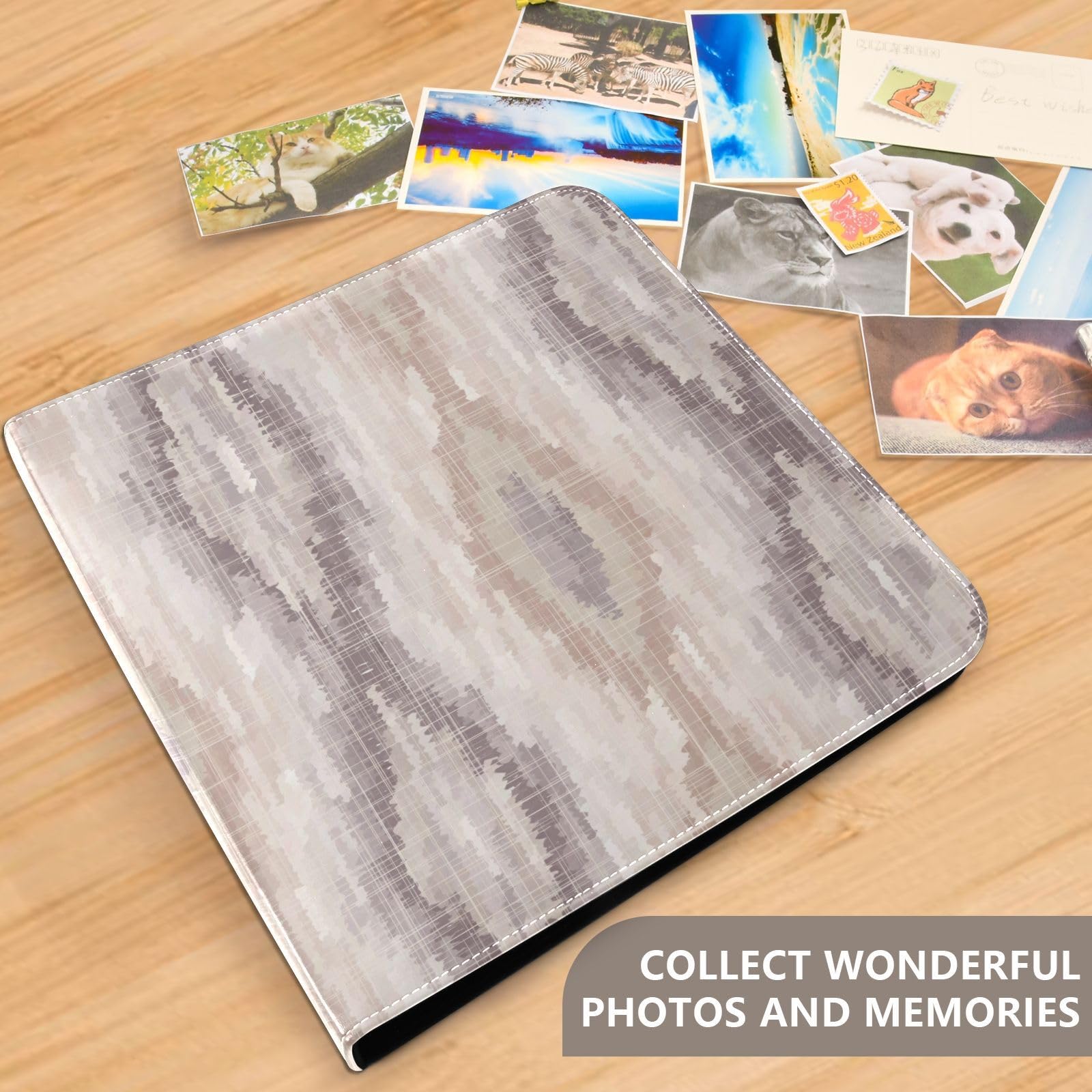 Geo Aquarell-Fotoalbum, zeitgenössische Malerei, Fotobücher, selbstklebende Seiten, Fotoalben, Buch, Fotoalben für 10 x 15 cm