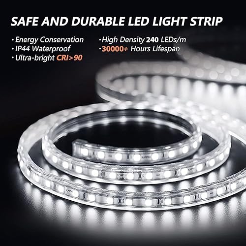 Miniatura 7 de ROOMTEC Espejo de baño LED de 24 x 30 pulgadas con parte delantera y retroiluminada, antiempañamiento, 3 colores y luz regulable (horizontalvertical)