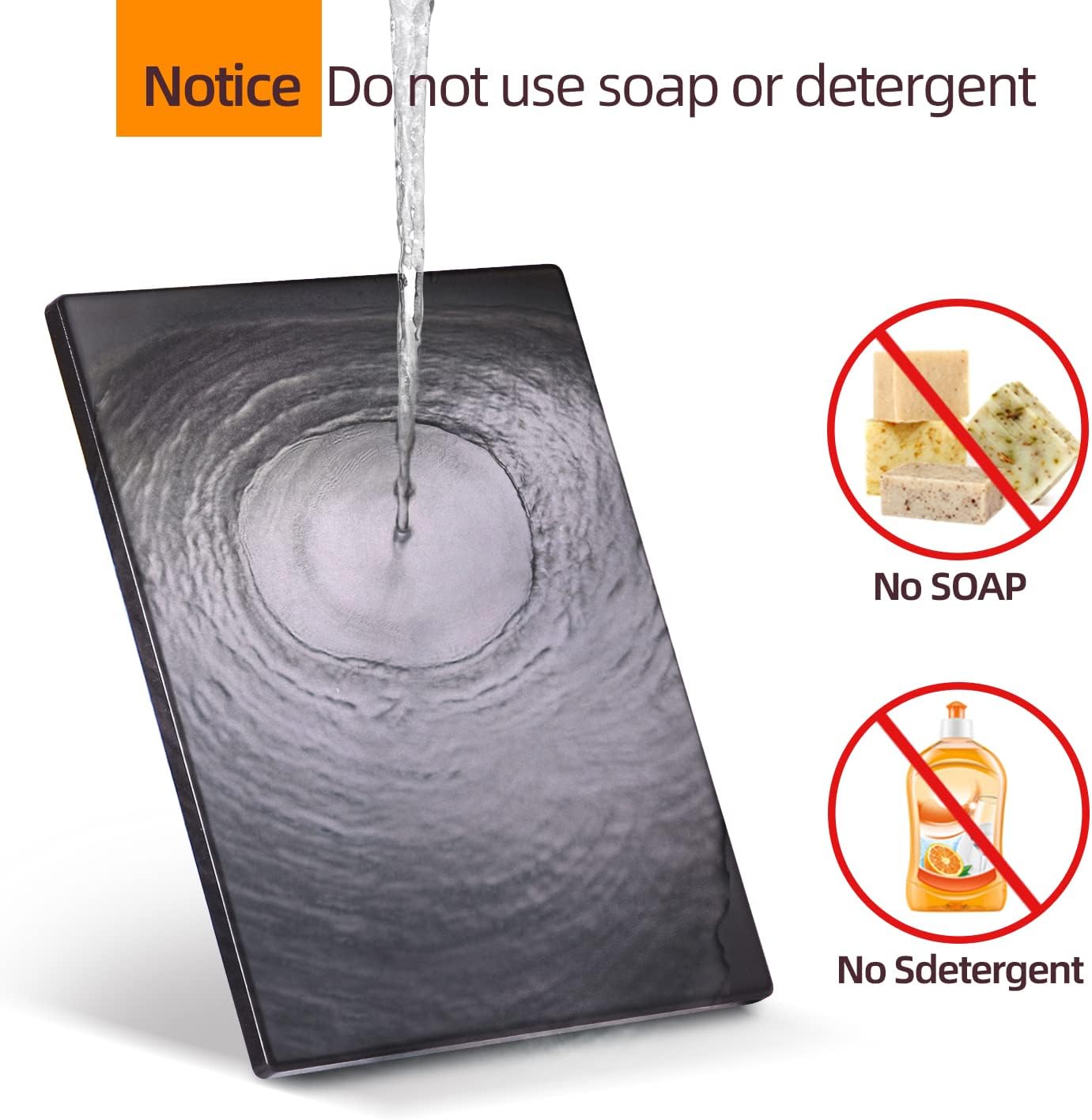 Pizza Stone for Oven Grill, Ohuhu Black Glazed Surface Thermal Resistant Baking Stone for Bread, 15x12 Inch BBQ Cooking Stone with Bamboo Pizza Peel Paddle for Grilling Pies, Pastry Bread, Crust Pizza : Patio, Lawn & Garden