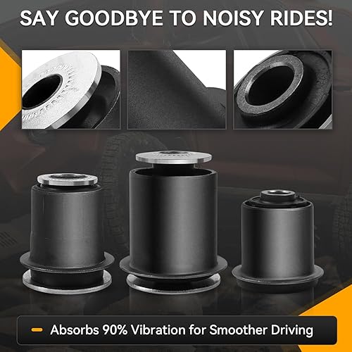 Miniatura 2 de WayJun Buje de brazo de control superior e inferior delantero 8 piezas compatibles con GX470 2003-2009, 4Runner 2003-2009, FJ Cruiser 2007-2009,