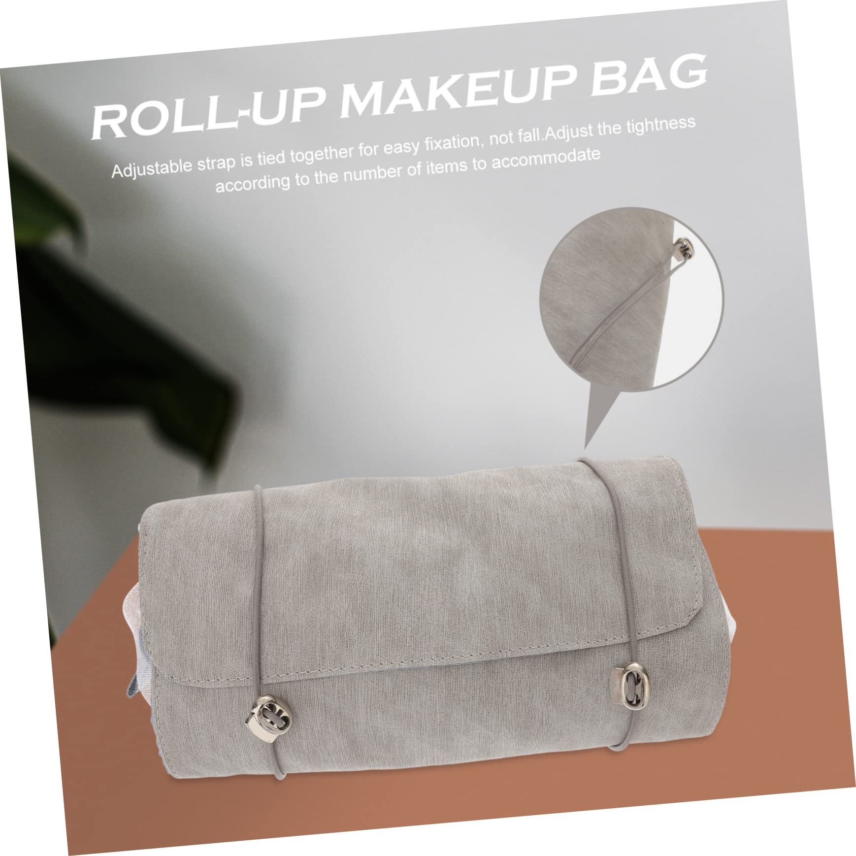 Beaupretty 2piezas Bolsa De Cosméticos Portátil y Plegable Compartimentos Neceser De Maquillaje Colgante para Viajes Gran Capacidad y Diseño Duradero