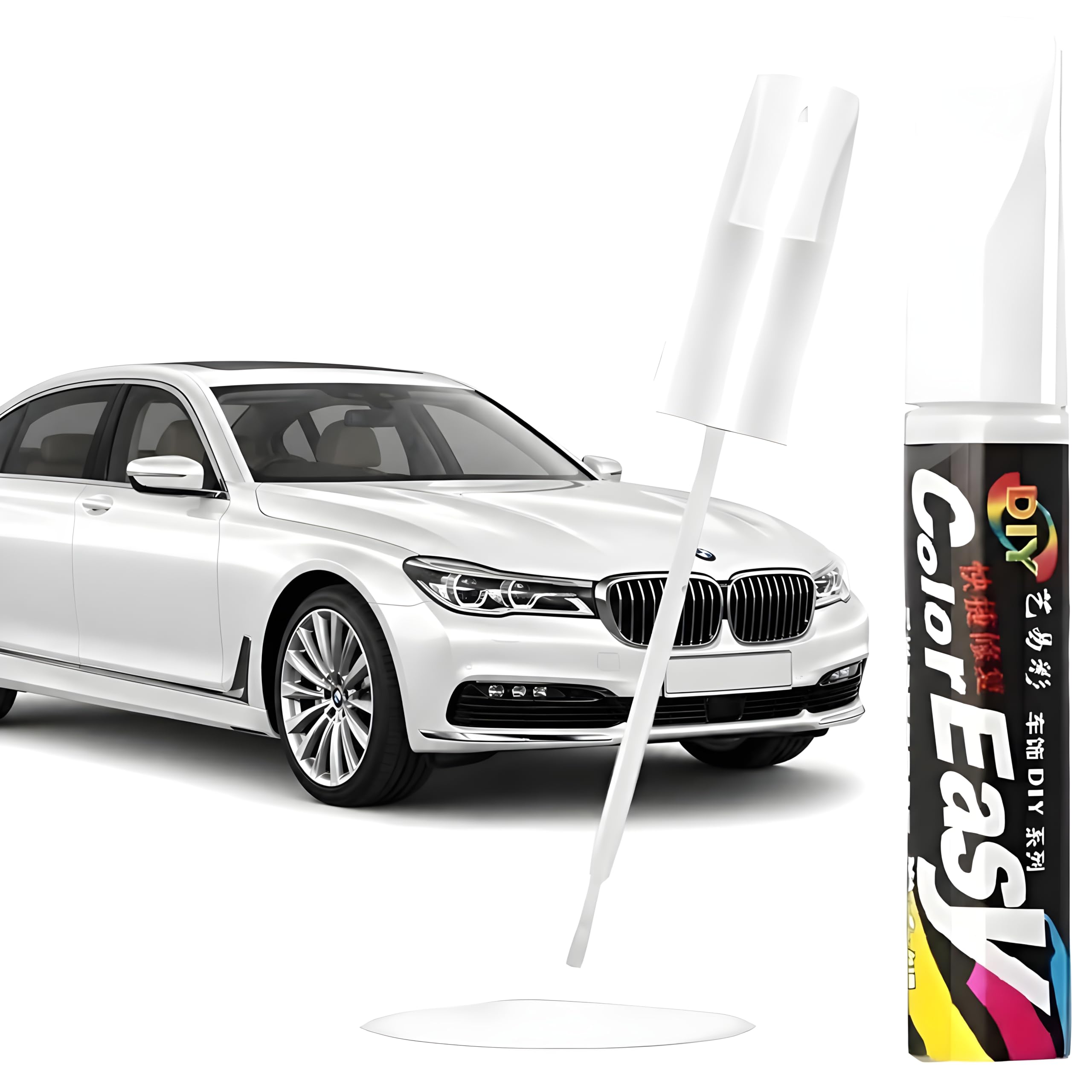 Car Scratch Remover Touch Up Paint Pen Automotive Paint Repair Pen for Deep Scratches Chip Marks and Top Line Repair.(Pack of 1) (white)-image-14