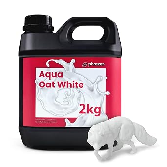 phrozen Aqua 3D Printer Resin [Oat White], 405nm DLP LCD UV-Curing Photopolymer Resin for General Modeling, Prototyping, High Precision Printing, Consumer Series 2KG