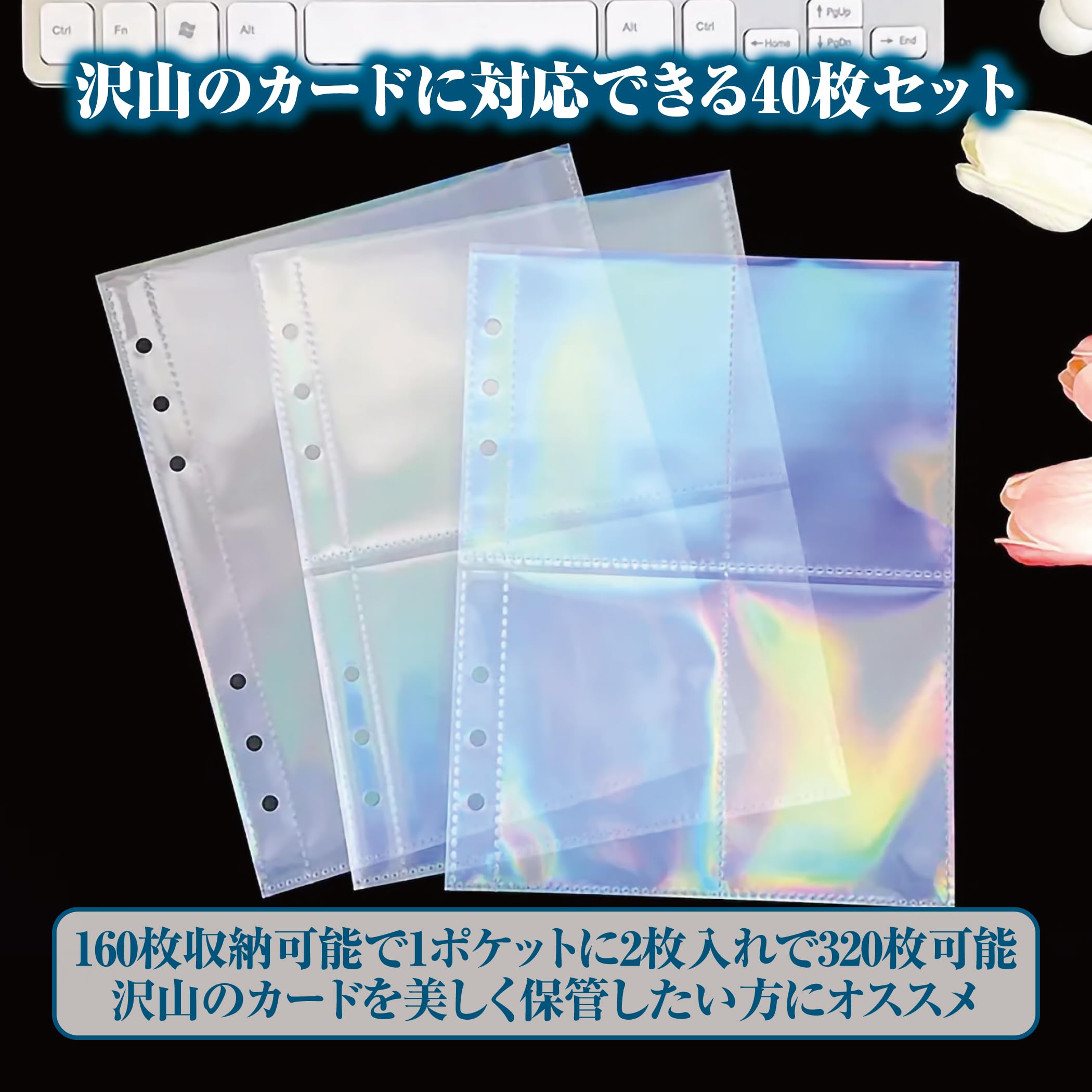 Amazon.co.jp: Felimoa カードファイル用リフィル A5 6穴 チェキ用