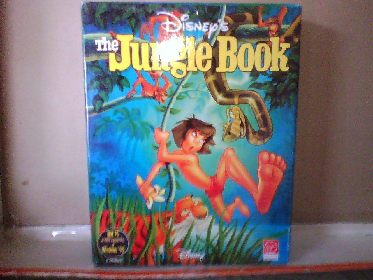 DISNEY'S JUNGLE BOOK PC GAME BIG BOX 3.5" DISKS NOT CD ROM