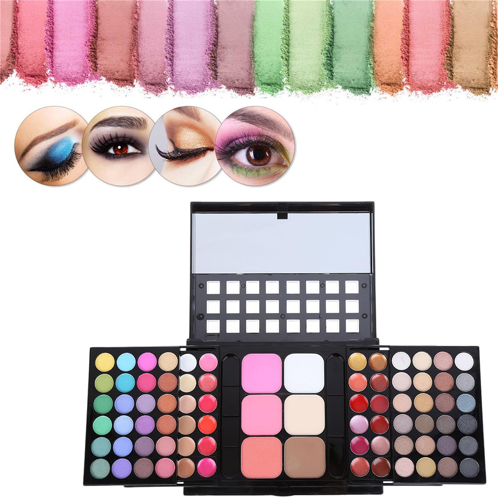 All-in-one Makeup Set Gift, Make-Up Sets, Makeup Kit for Women, Make up Set for Traveling, Long Lasting, Easy to Apply Matte Eye Shadow Palette for the Perfect Look for Day or Night