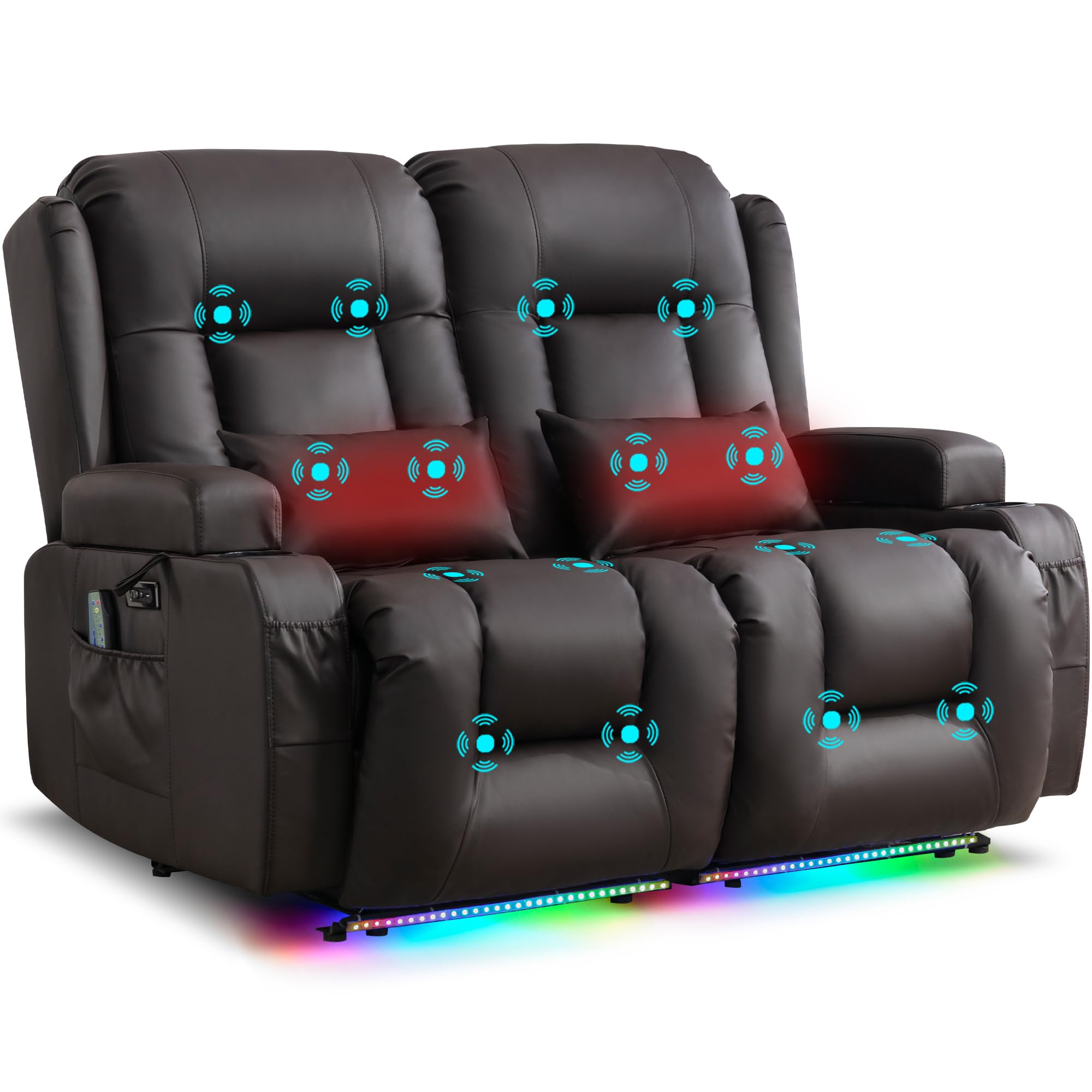 URRED Power Loveseat Recliner Sofa