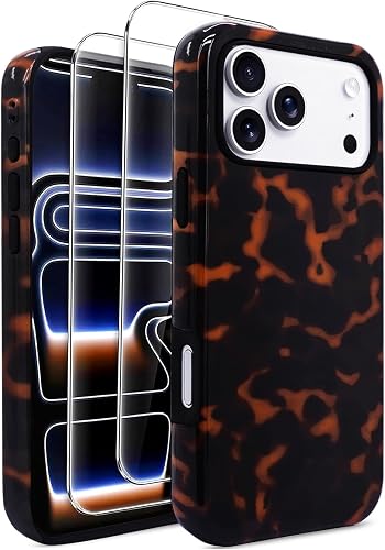 J.west Tortoiseshell Case for iPhone 17 Pro Max