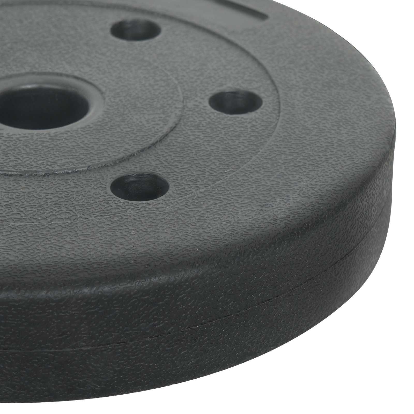 Juego de 4 discos de peso de 10 kg, cemento negro, arena de hierro con mango antideslizante para mancuernas, mancuernas, entrenamiento de fuerza, desarrollo muscular en casa y gimnasio