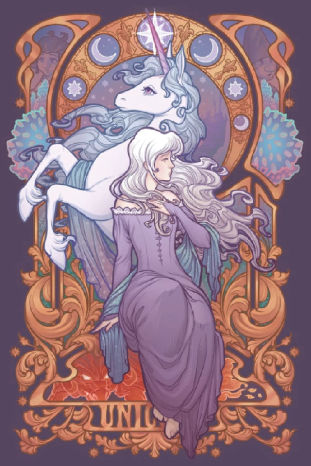 Lady Amalthea - The Last Unicorn Notebook: Journal Notebook For Adults And Kids, Diary Journal for Writing, Students and Teachers, (120 Pages 6" x9")