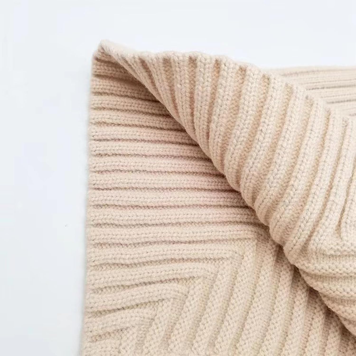 Infant Baby Knit Hats Pointed Bonnet Toddler Cute Ribbed Winter Warm Cover Ears Cap for Girls Boys - Image 6