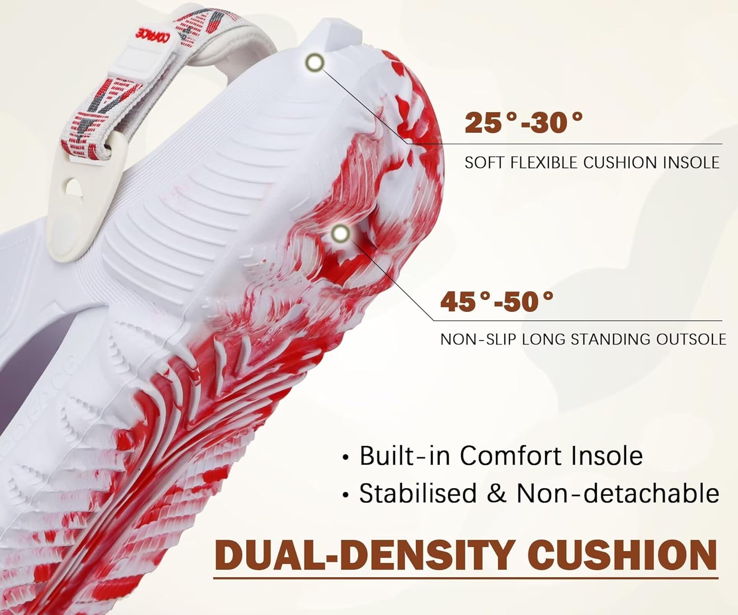 COFACE Mens Orthotic Clogs Orthopedic Mules for Men Recovery Sandals Man Plantar Fasciitis Summer Casual Size 7-15 - Image 4