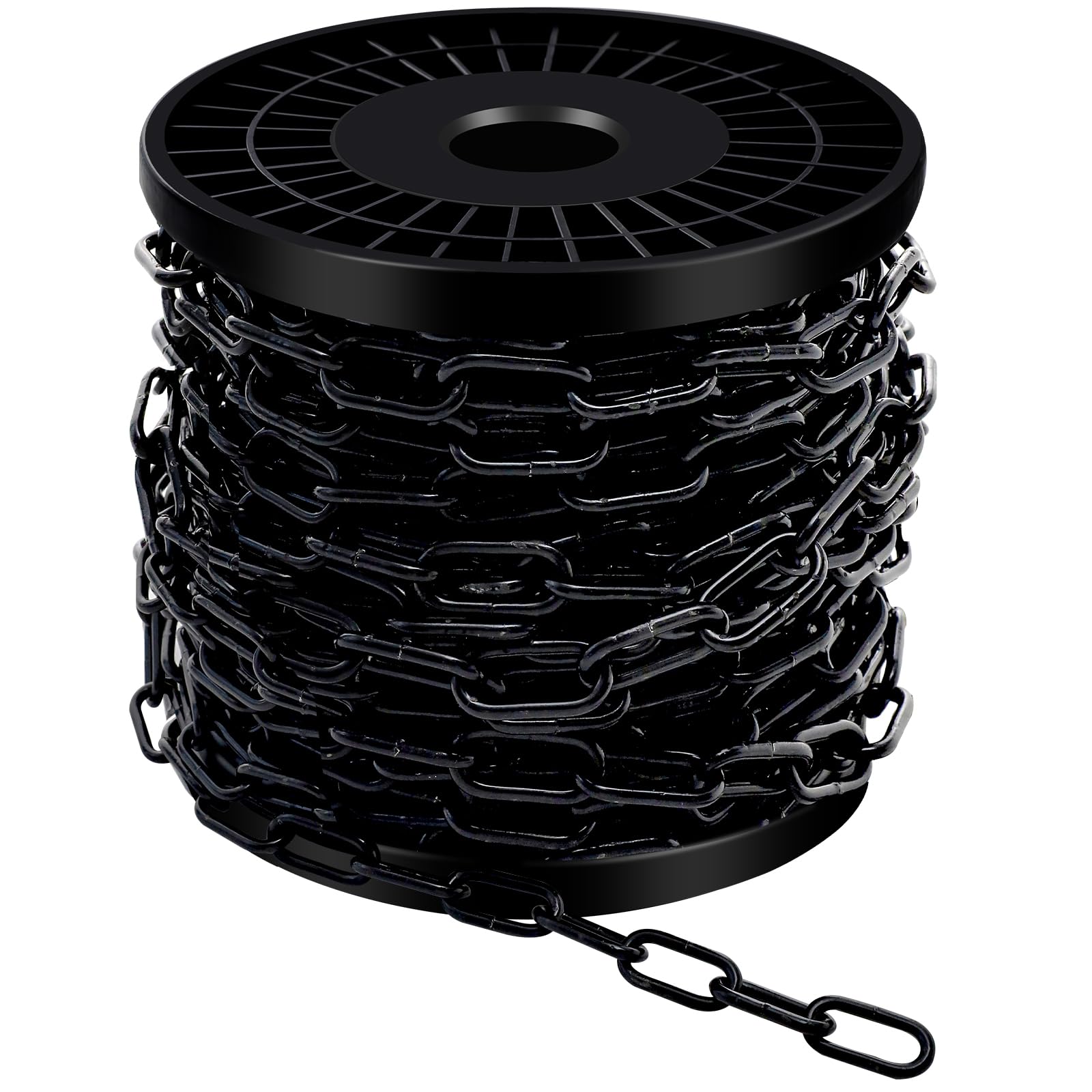 50 ft 1/8" Metal Hanging Chains Fixture Chain Decorative Chain Light Duty Chain Utility Chains for Hanging Plants, Basket, Light Fixture, Chandelier,