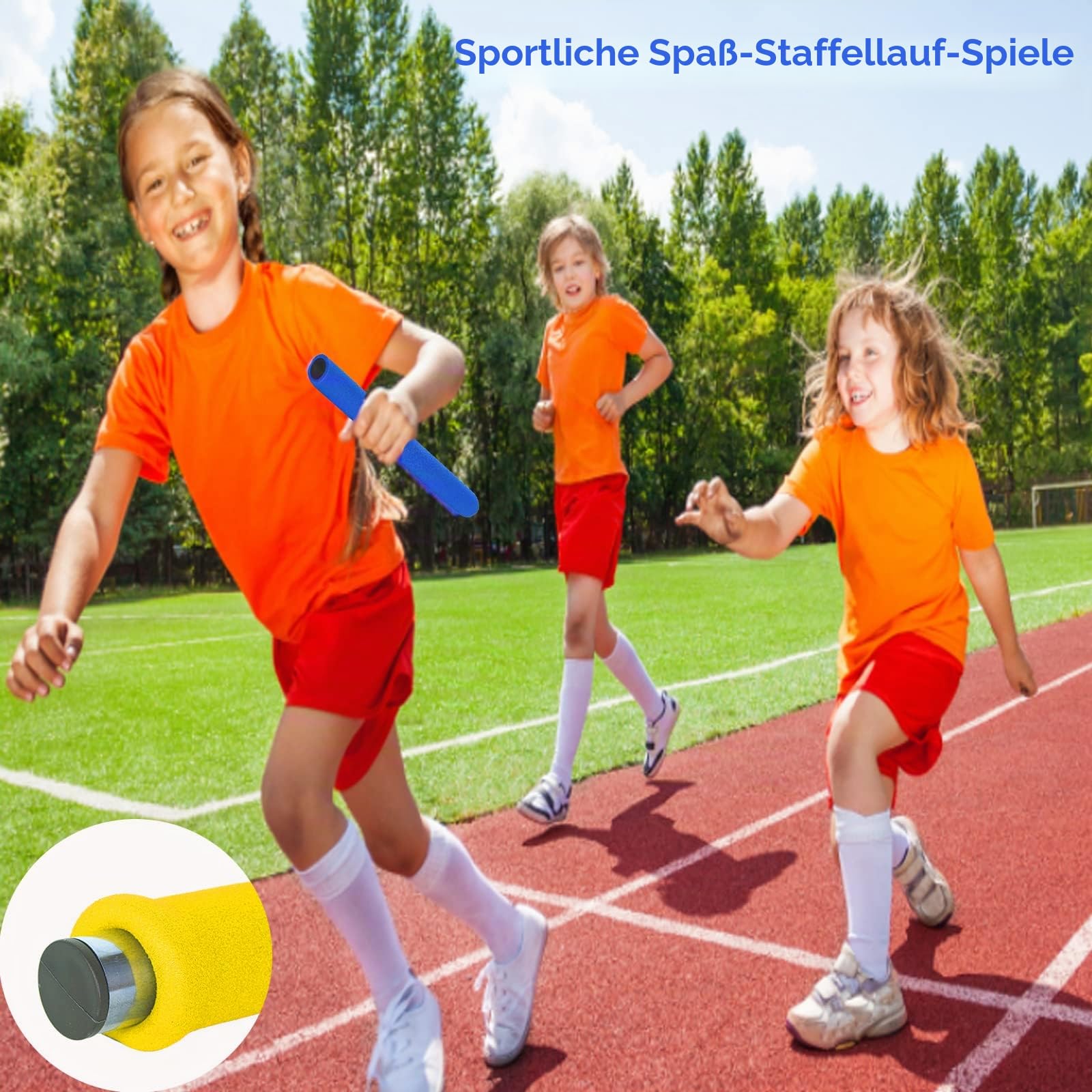 Outdoor Spiele Gartenspiele für Kinder Erwachsene, 4 in 1 Kindergeburtstag Spiele, Sackhüpfen Säcke, Eierlaufen, 3Bein Rennen, Staffellauf, Medaillen, Sackhüpfen Kindergeburtstag Partyspiele